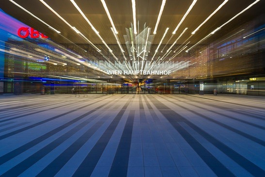 Frontansicht Wien Hauptbahnhof