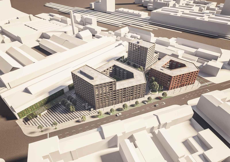 © ÖBB / X-Architekten Visualisierung Linz Wiener Straße