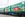 Metal Valley Train with containers, painted in Styrian green