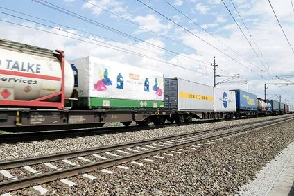 © ÖBB/Harald Eisenberger Güterzug auf der Strecke