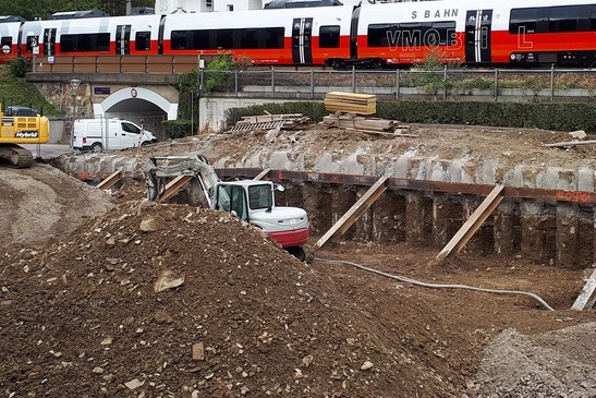 © ÖBB/Helga Schachinger Baggerarbeiten