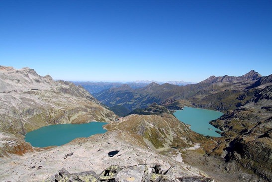 Panorama Weisssee and Tauernmoossee