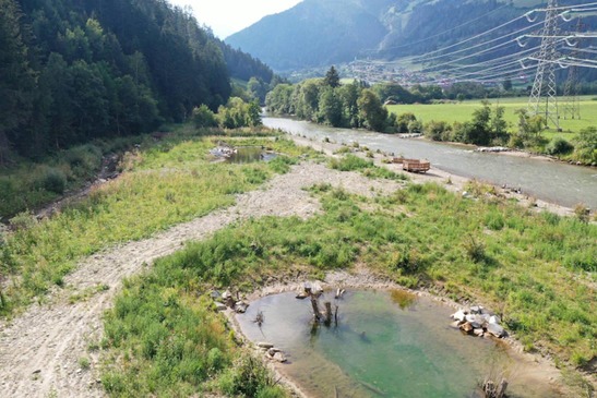 © ÖBB/Sailer Renaturation at river Möll