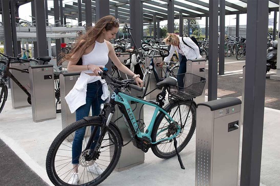 Kundin verwendet Merokey Fahrradsicherungssystem für ihr Fahrrad