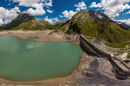 Panorama Kraftwerk Spullersee