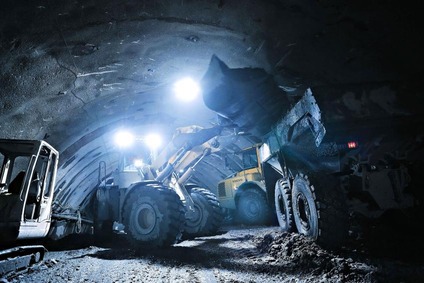 Baggerarbeiten im Brenner Basistunnel bei Schuttern