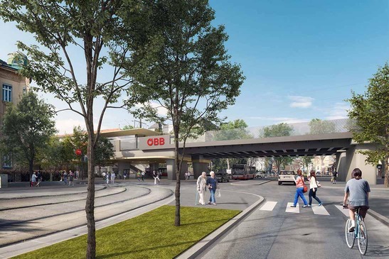 © ÖBB/Feuchtenhofer Verbindungsbahn Visualisierung Hietzing