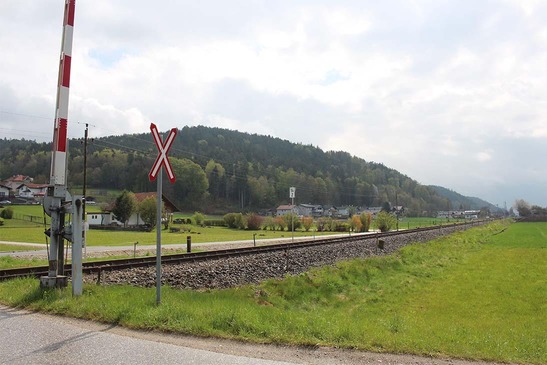 Eisenbahnkreuzung Mattigtalbahn