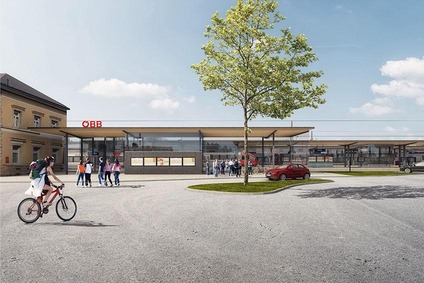 © ÖBB/Feuchtenhofer Architekten ZT Forecourt railway station Ternitz