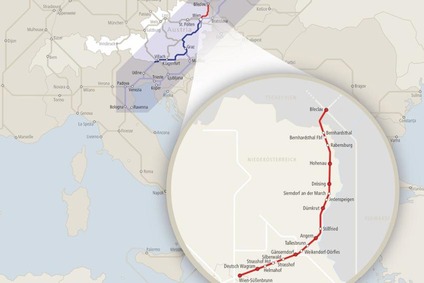 Graph of the northern route.