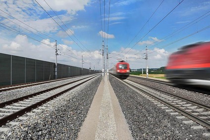 Two trains on the tracks