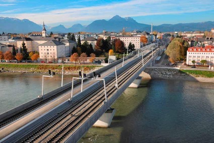 Bridge over the river Salzach