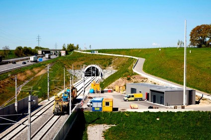 © ÖBB/fotostudio-wurst.at Blick auf die Baustelle. Die Inbetriebnahme am Lückenschluss steht unmittelbar bevor.
