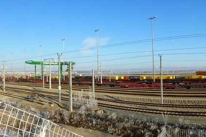 Blick auf das 2016 in Betrieb genommene Wien Süd Terminal.