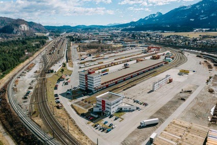 © ÖBB/Martin Hofmann Vogelperspektive Dry Port Villach