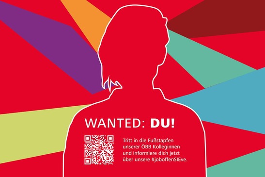 © ÖBB/Nadine Werjant & Wolfgang Hold WANTED: DU! Tritt in die Fußstapfen unserer ÖBB Kolleginnen und informiere dich jetzt über unsere @joboffenSIEve.