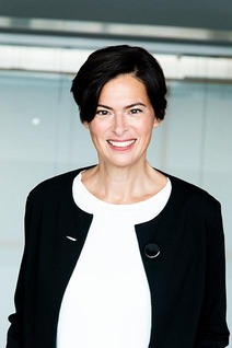 Portrait of the management board member Silvia Angelo 