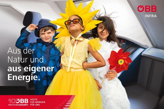 © ÖBB Kinder in unterschiedlichen Kostümen