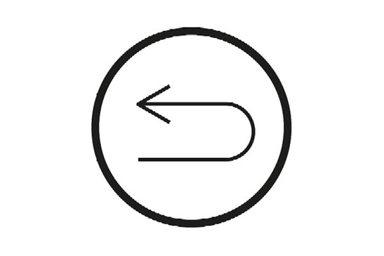 Symbol for turning area