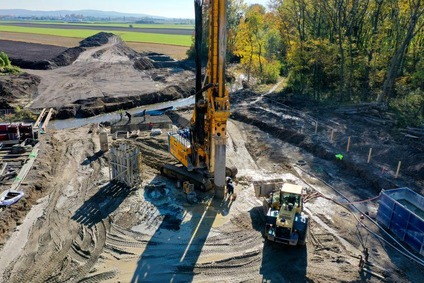 "Piestingbrücke" under construction
