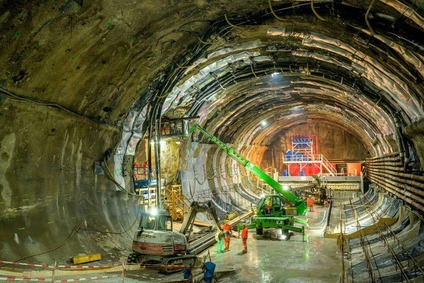 Umfangreiche Bauarbeiten im Tunnelabschnitt Göstritz, 2019
