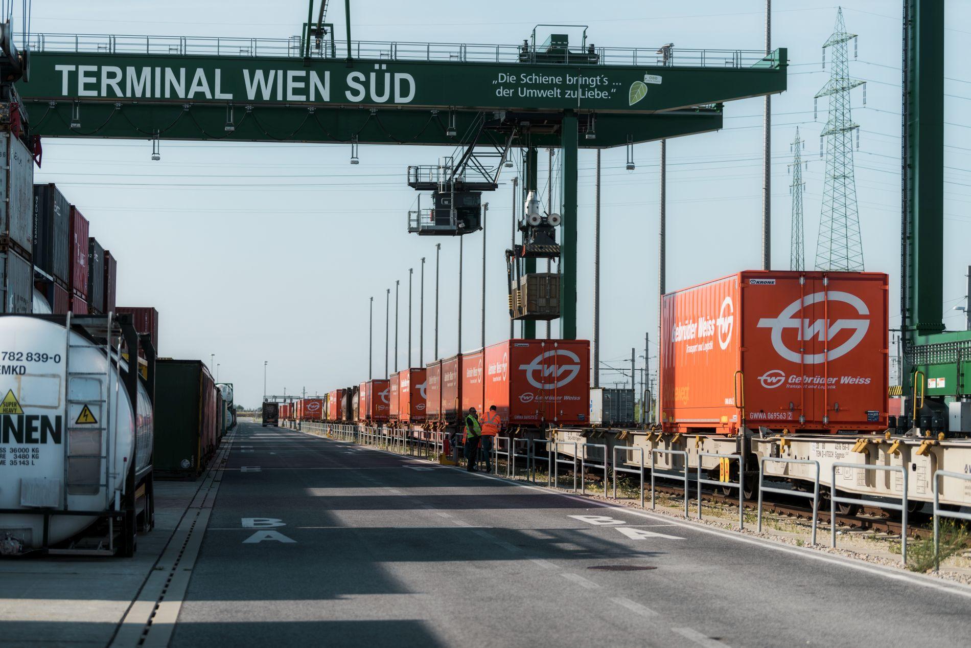 Intermodal terminals: where containers are loaded, unloaded and ...