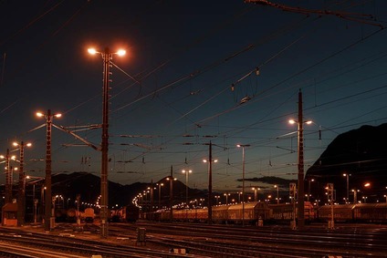 © RCG / David Payr Güterbahnhof bei Nacht