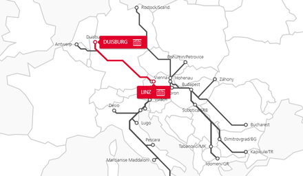 Karte Grüner Bahnstrom