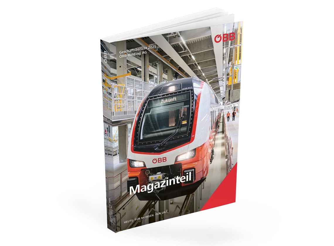 Cover von ÖBB Geschäftsbericht 2025 – Magazin