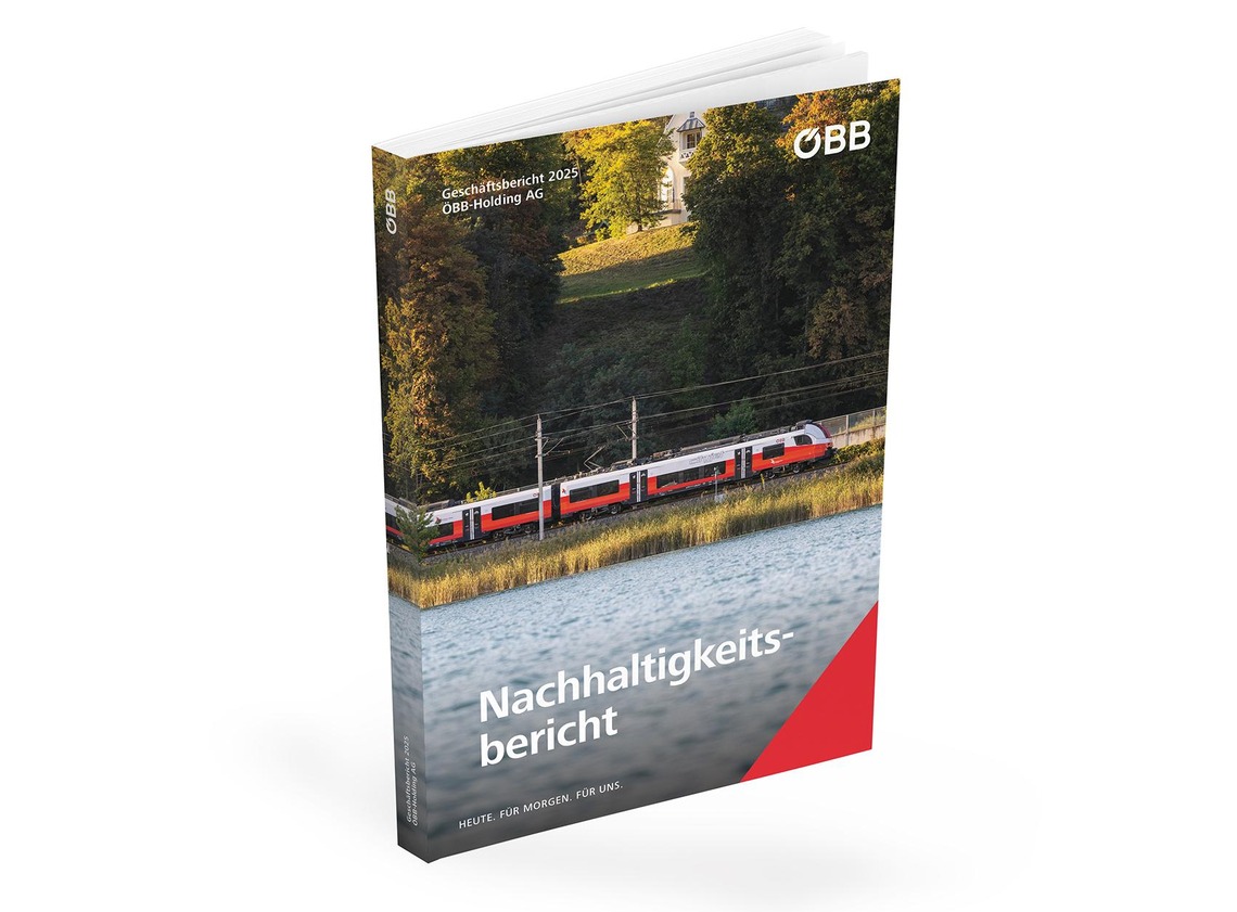 Cover von ÖBB Geschäftsbericht 2025 – Nachhaltigkeitsbericht