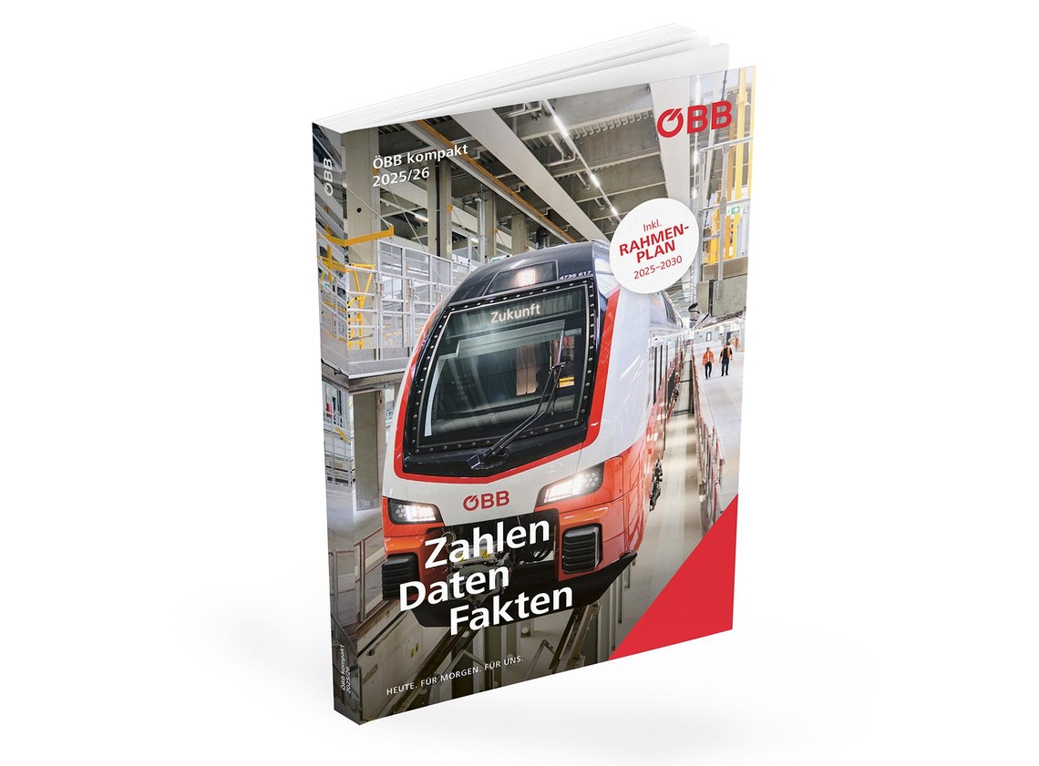 Cover von ÖBB kompakt 2025/26 – Zahlen Daten Fakten