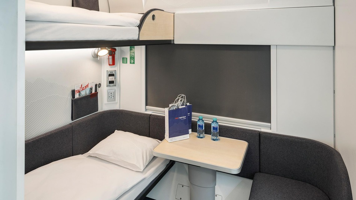 Schlafwagen comfort plus im Nightjet Neue Generation