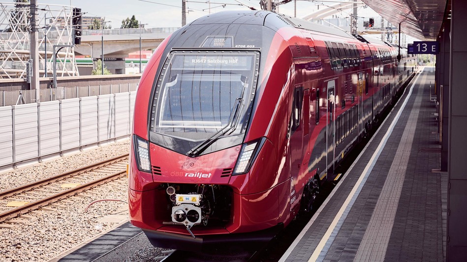 Railjet Doppelstock von vorne