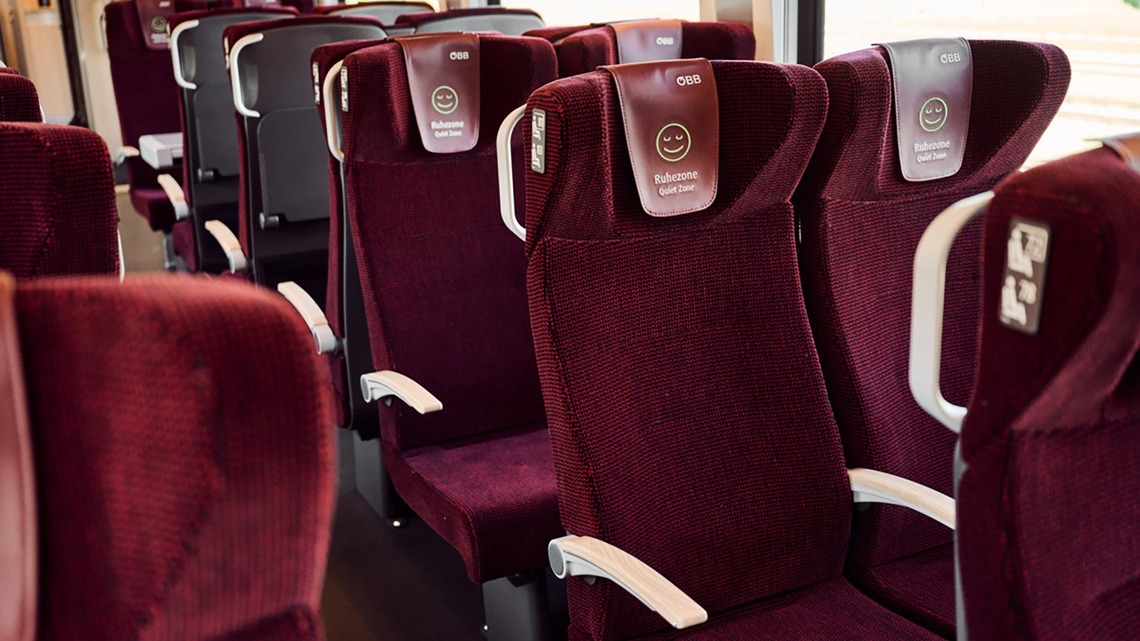 Ruhezone im Railjet Upgrade