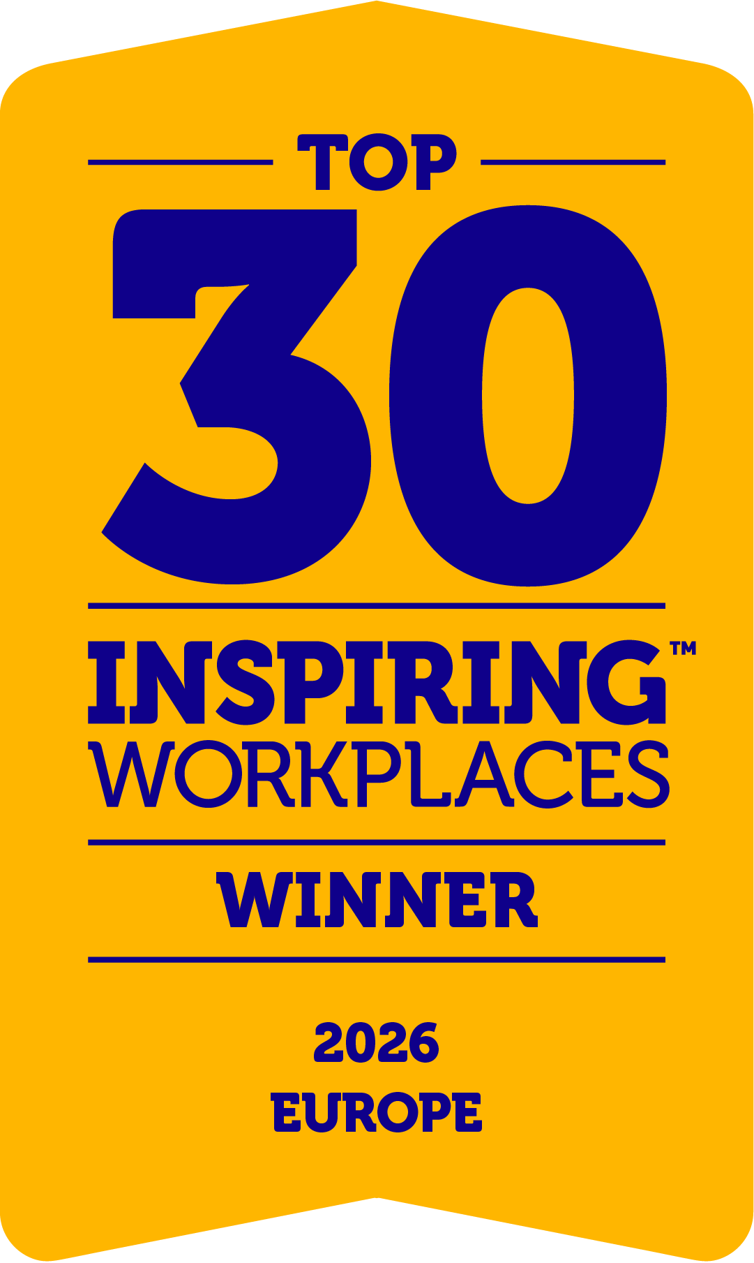Siegel Top 30 Inspiring Workplaces 