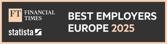 Auszeichnung von Financial times für best Employers Europe