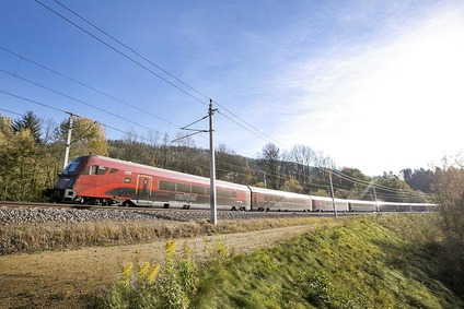 Zug in der Landschaft