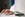 Hand an Tastatur