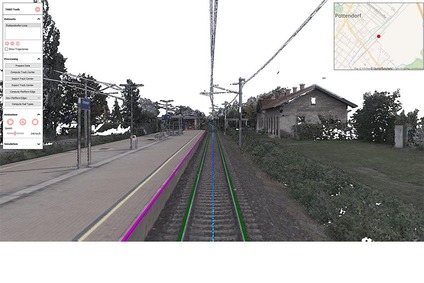 Automatische Detektion Gleismitte, Schienentyp und Bahnsteigkante auf 3D Mobile Mapping Daten