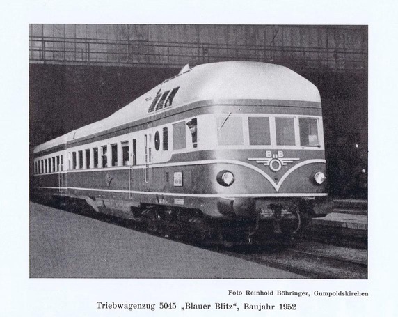 Dieseltriebwagen „Blauer Blitz“