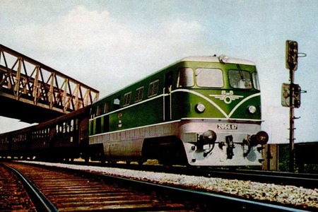 Small Güterzug Diesellokomotive