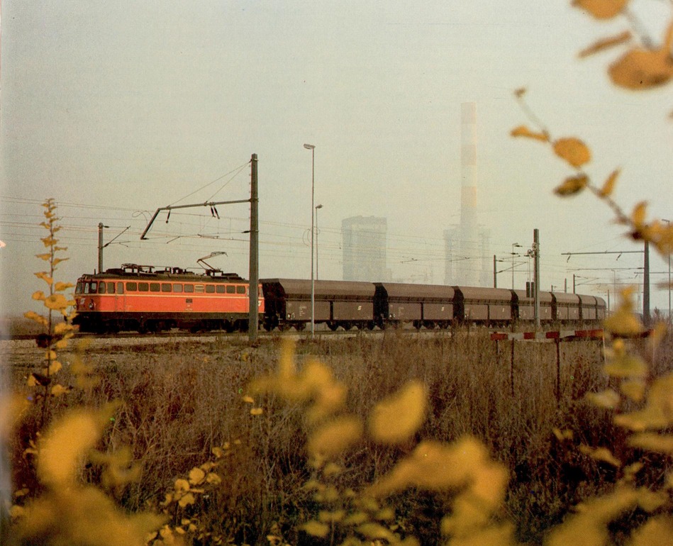 Kohlenzug für das Kraftwerk Dürnrohr