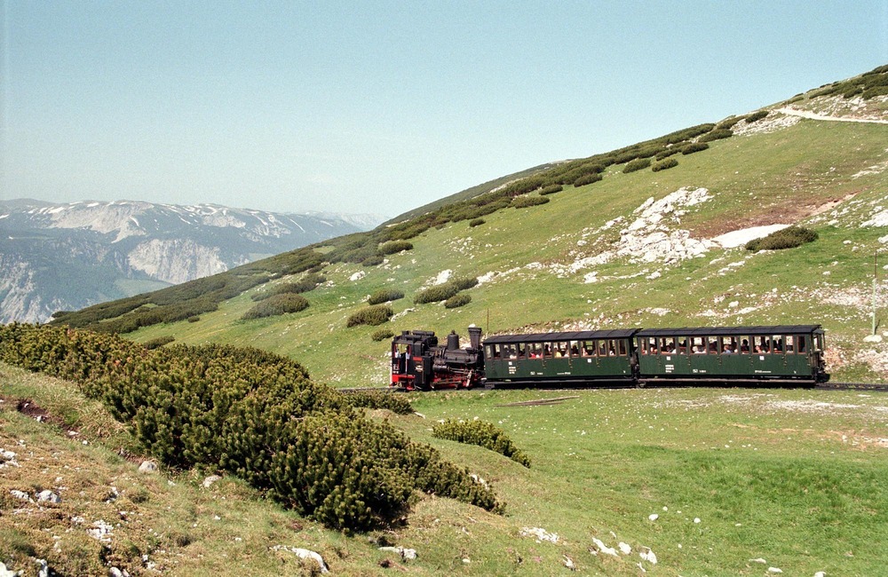 Bahnpanorama am Hochschneeberg