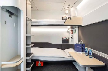 Komfortabler Schlafwagen im Nightjet