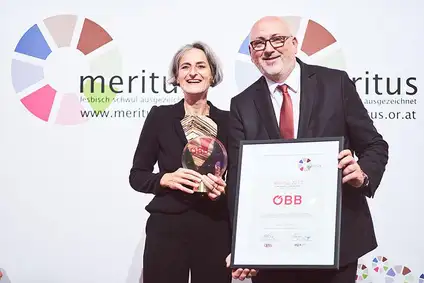 Traude Kogoj und VD Matthä erhielten Preis