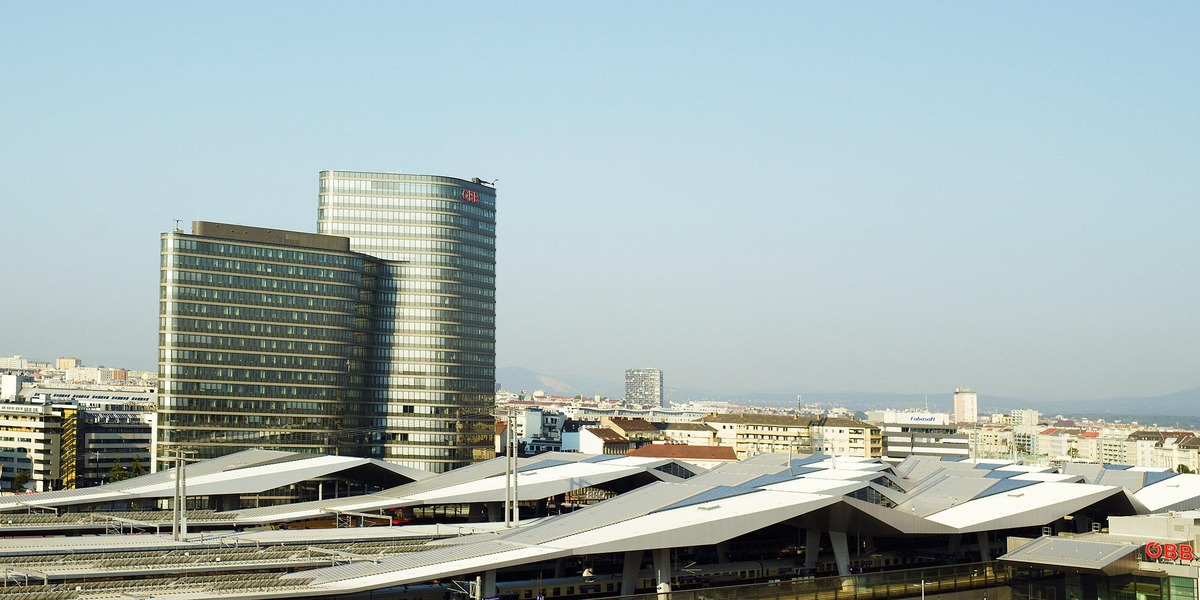 ÖBB Unternehmenszentrale am Hauptbahnhof Wien
