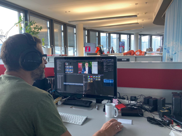 Posch bei der Arbeit