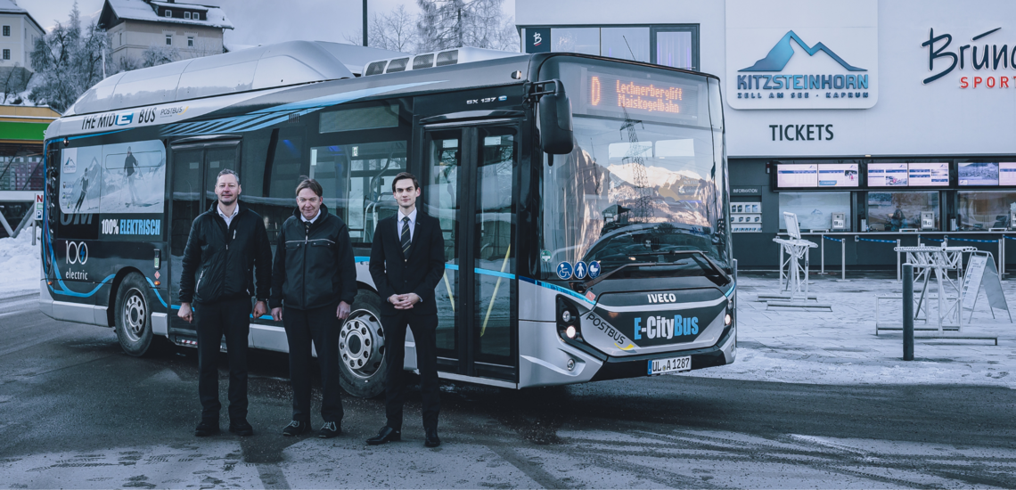 Elektrischer Skibus
