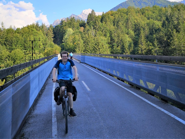 Fabian auf dem Rad
