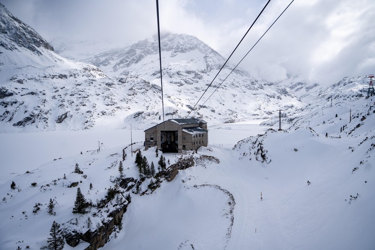 Blick aus der Seilbahn